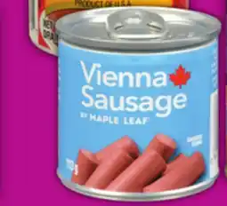 Food Basics HEREFORD LUNCHEON MEAT OR GRACE OR MAPLE LEAF VIENNA SAUSAGE offer