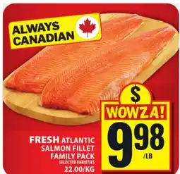 Food Basics FRESH ATLANTIC SALMON FILLET FAMILY PACK offer