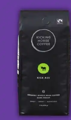 Food Basics KICKING HORSE ORGANIC COFFEE BEANS offer