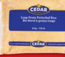 Food Basics CEDAR PARBOILED OR PATNA RICE OR PARLIAMENT GOLD OR ERAVAT BASMATI RICE offer
