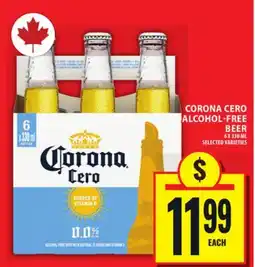 Food Basics CORONA CERO ALCOHOL-FREE BEER offer
