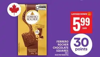 Food Basics FERRERO ROCHER CHOCOLATE SQUARES offer