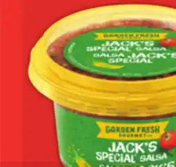 Food Basics GARDEN FRESH SALSA OR CHIPS OR SNACK FACTORY PRETZEL CRISPS OR WE GUAC GUACAMOLE offer