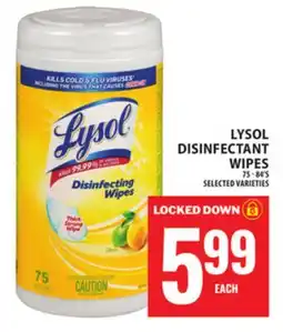 Food Basics LYSOL DISINFECTANT WIPES offer
