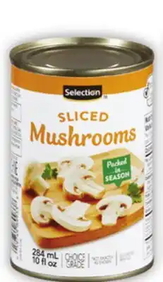 Food Basics SELECTION MUSHROOMS offer