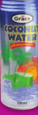 Food Basics GRACE OR COOL RUNNINGS COCONUT WATER OR BIGGA, GRACE OR COOL RUNNINGS SOFT DRINKS offer