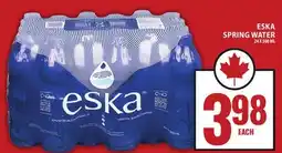 Food Basics ESKA SPRING WATER offer