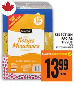 Food Basics SELECTION FACIAL TISSUE offer