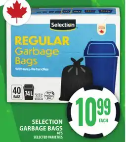 Food Basics SELECTION GARBAGE BAGS offer
