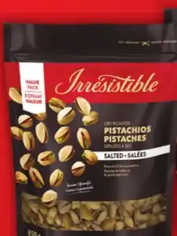 Food Basics IRRESISTIBLE WHOLE NATURAL ALMONDS, WALNUT HALVES & PIECES OR PISTACHIOS offer