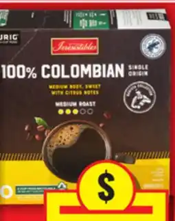 Food Basics TIMOTHY'S OR IRRESISTIBLES COFFEE CAPSULES offer