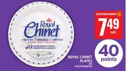 Food Basics ROYAL CHINET PLATES offer