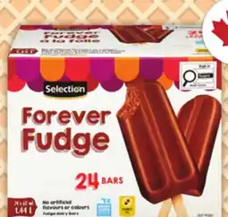 Food Basics SELECTION FOREVER FUDGE OR VANILLA SURPRISE ICE BARS offer