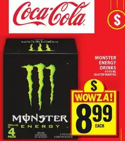 Food Basics MONSTER ENERGY DRINKS offer