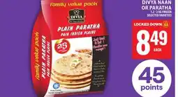 Food Basics DIVYA NAAN OR PARATHA offer