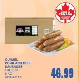 Wholesale Club PORK AND BEEF SAUSAGES offer