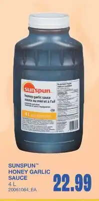 Wholesale Club HONEY GARLIC SAUCE offer