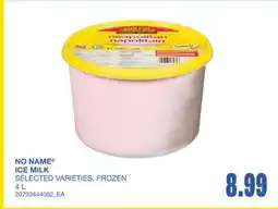 Wholesale Club ICE MILK offer