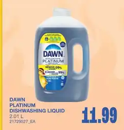 Wholesale Club PLATINUM DISHWASHING LIQUID offer