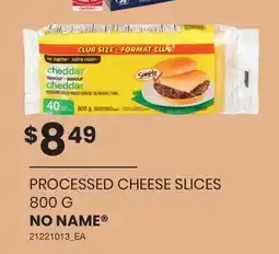 Wholesale Club PROCESSED CHEESE SLICES offer