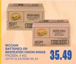 Wholesale Club BATTERED OR BEEFEATER ONION RINGS offer