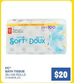 Wholesale Club PC BATH TISSUE offer