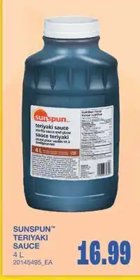 Wholesale Club TERIYAKI SAUCE offer