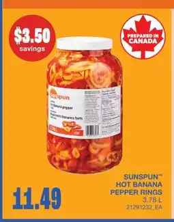 Wholesale Club HOT BANANA PEPPER RINGS, 3 offer