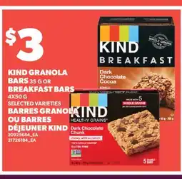 Valu-mart BARRES GRANOLA, 35 G OU BARRES DÉJEUNER KIND offer