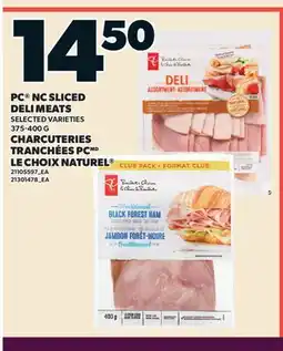 Valu-mart CHARCUTERIES TRANCHÉES PC LE CHOIX NATUREL offer