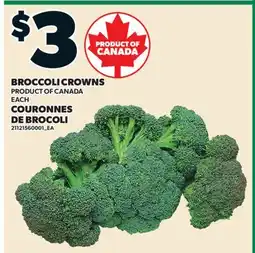 Valu-mart COURONNES DE BROCOLI offer
