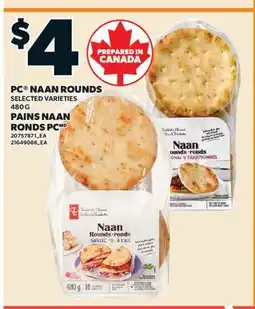Valu-mart PAINS NAAN RONDS PC offer