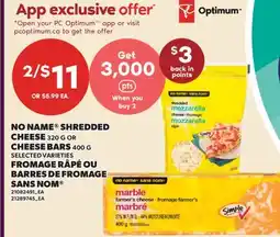 Valu-mart FROMAGE RÂPÉ, 320 G G OU BARRES DE FROMAGE, 400 G offer
