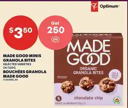 Valu-mart BOUCHÉES GRANOLA MADE GOOD, 24/77 G offer