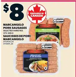 Valu-mart SAUCISSES DE PORC MARCANGELO offer