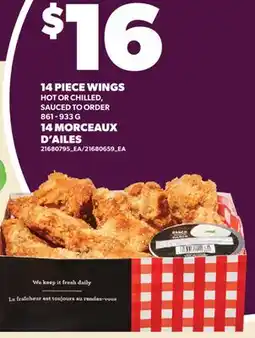 Valu-mart 14 MORCEAUX D'AILES offer