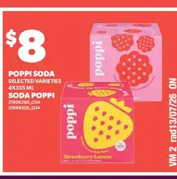Valu-mart SODA POPPI offer