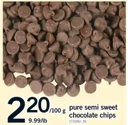 Fortinos PURE SEMI SWEET CHOCOLATE CHIPS offer