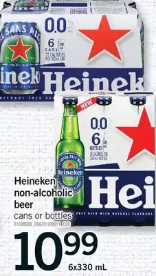 Fortinos HEINEKEN NON-ALCOHOLIC BEER offer