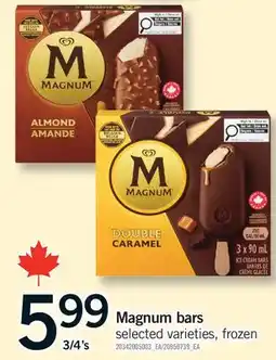 Fortinos MAGNUM BARS, 3/4'S offer