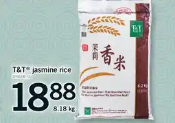 Fortinos T&T JASMINE RICE offer