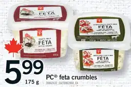 Fortinos PC FETA CRUMBLES offer