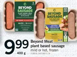 Fortinos BEYOND MEAT PLANT BASED SAUSAGE offer