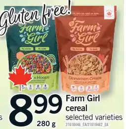 Fortinos FARM GIRL CEREAL offer