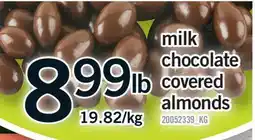 Fortinos MILK CHOCOLATE COVERED ALMONDS offer