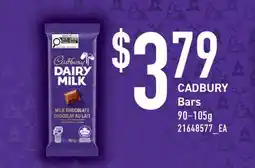 Fortinos CADBURY BARS offer