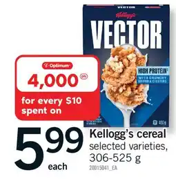 Fortinos KELLOGG'S CEREAL offer