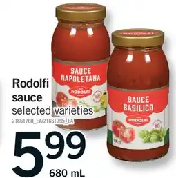 Fortinos RODOLFI SAUCE offer