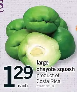Fortinos LARGE CHAYOTE SQUASH offer