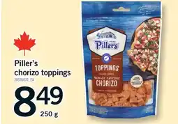 Fortinos PILLER'S CHORIZO TOPPINGS offer